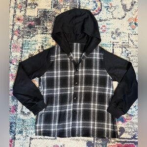 Boy’s Plaid Button Up Jacket